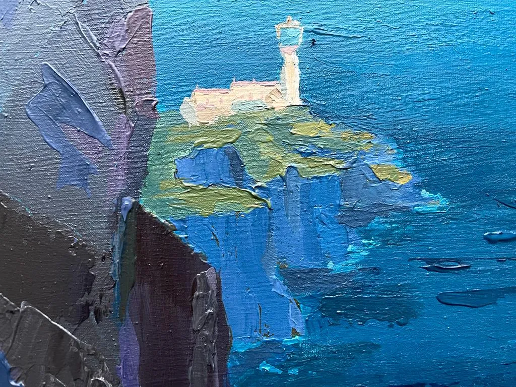 Seascape of couple — view 6