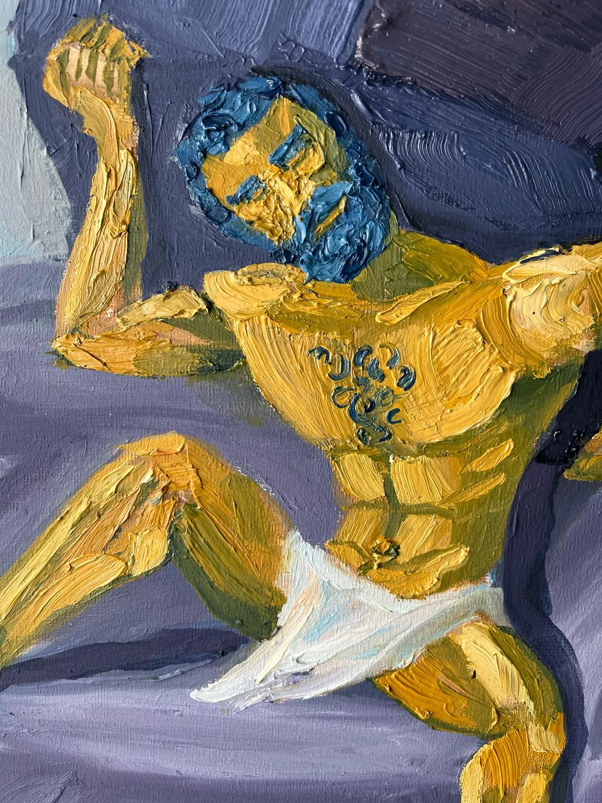 Sisyphus smiling — view 2