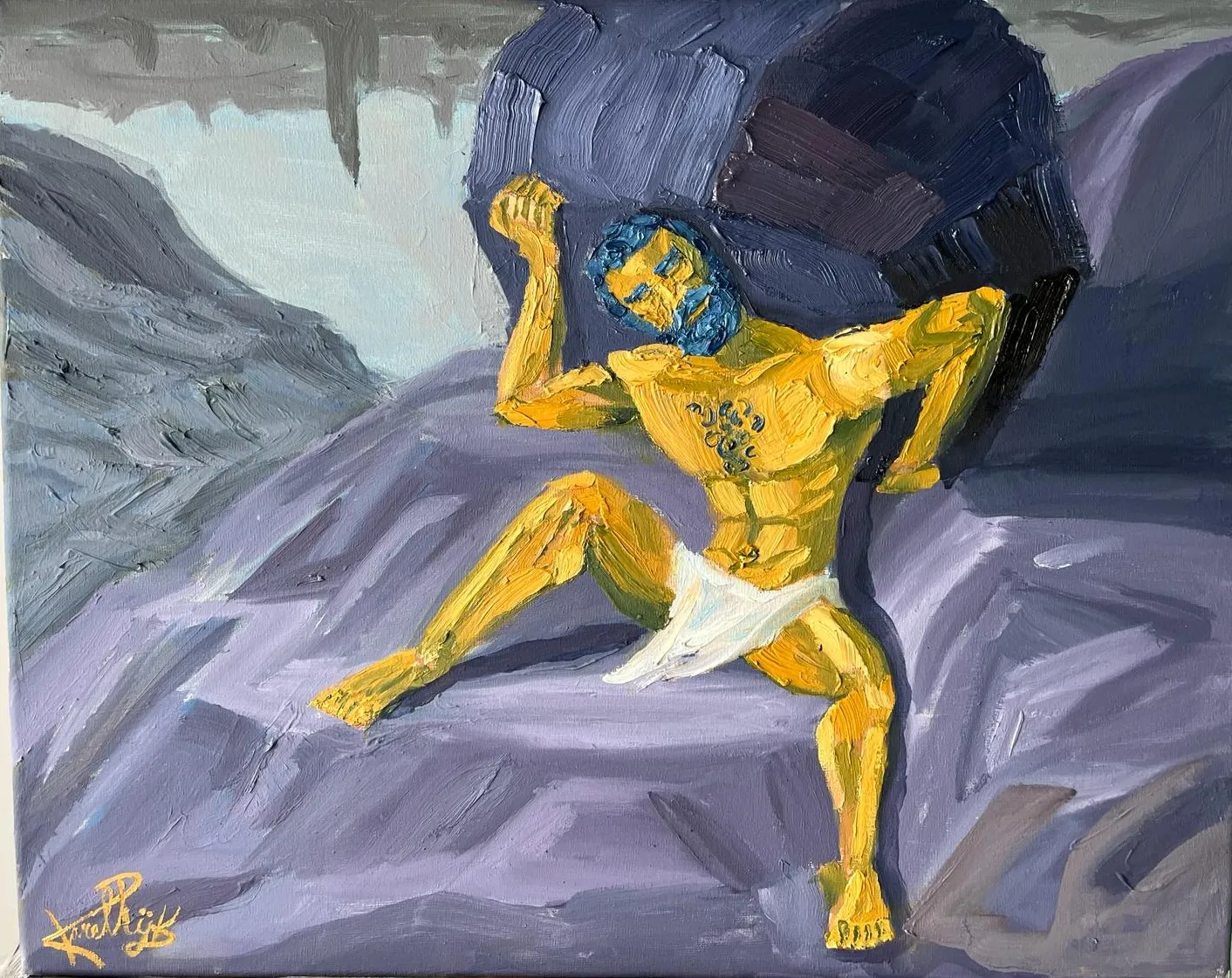 Sisyphus smiling